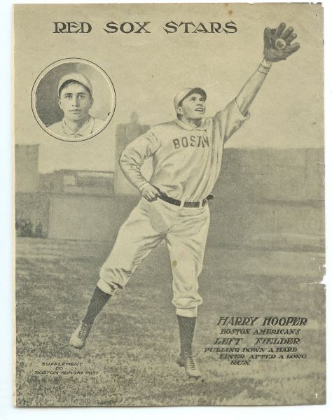 1909 Boston Sunday Red Sox Hooper